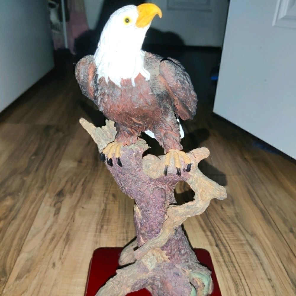 HERCO American Bald Eagle Figurine Statue 12" TALL